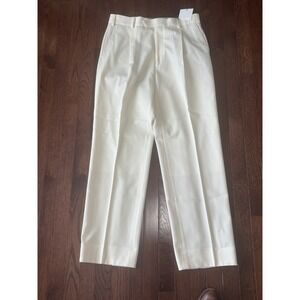SUITSUPPLY OFF-WHITE DUCA PURE WOOL TROUSERS - 32 / 48